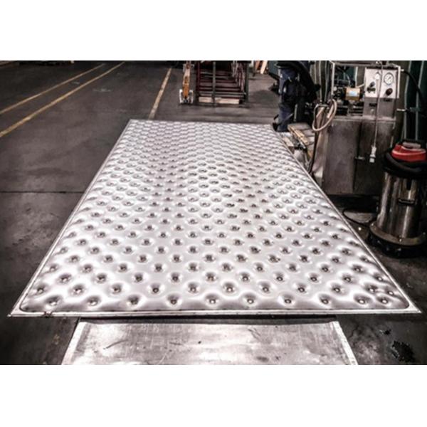 Стальная пластина димпла заварки лазера волокна нержавеющей стали для танка охлаждать молока