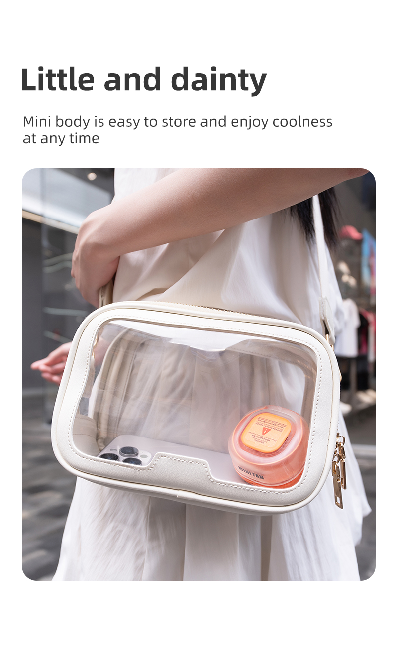 USB Rechargeable Mini Cooling Dual Design Clip On Bag & Wearable Neck Hanging Fan Factory OEM ODM Portable Clip Fan