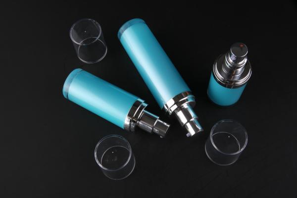 UKMS19 15ml-30ml-50ml UKPACK Double Layer 30ml PMMA Cosmetic Airless Pump Bottle For Essence Eye Cream