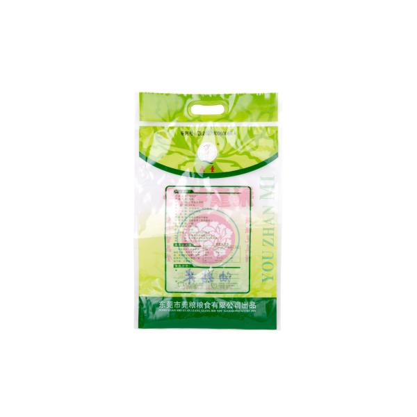 Eco Friendly Food Grade Die Cut Handle Plastic Bags , Plastic Food Packaging Bags High Tensile Strength