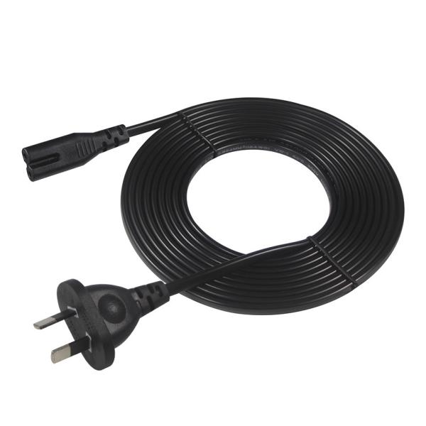 SAA to IEC C7 Power Cord 2.5A 250V 1.5m PVC Cable