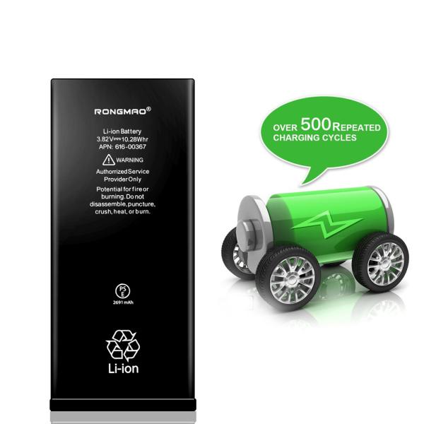 Zero Cycle internal replacement battery for iphone battery, 2691mAh full capacity li-ion for iphone 8 plus battery