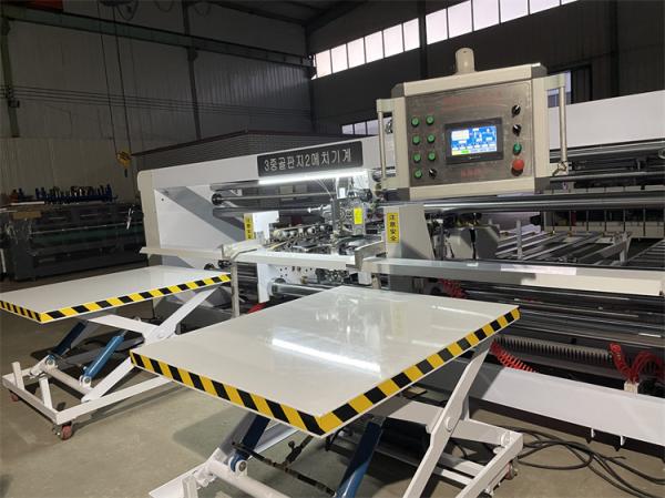 Máquina de embalagem de cartuchos de cartão corrugado de servo duplo automático