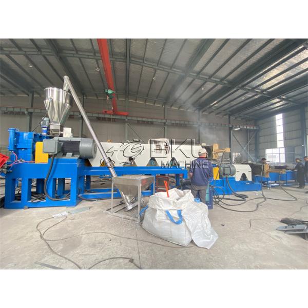 Линия машина Ldpe PP пластиковая дробя гранулятора HDPE 120mm пластиковая повторно используя