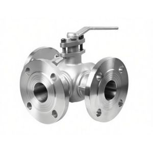 Factory Wholesale Price Stainless Steel 304 3 Way Ball Valve Waterproof Three