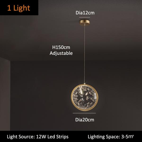 Luxury Crystal Chandelier For Staircase Gold Black Home drop light circle led light lamp(WH-NC-66)