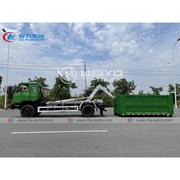 Donfeng 12cbm 12m3 Garbage Transfer Truck Waste Hydraulic Hooklift Equipment