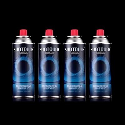 0.23mm Necked-In Cassette Gas Tin Can  Outdoor Butane Gas Can 65*165mm