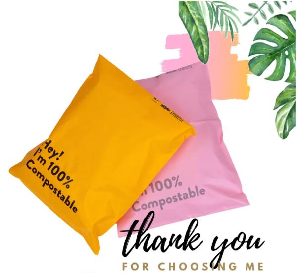 Ecology Compostable Poly Bags Waterproof Compostable Postage Bags