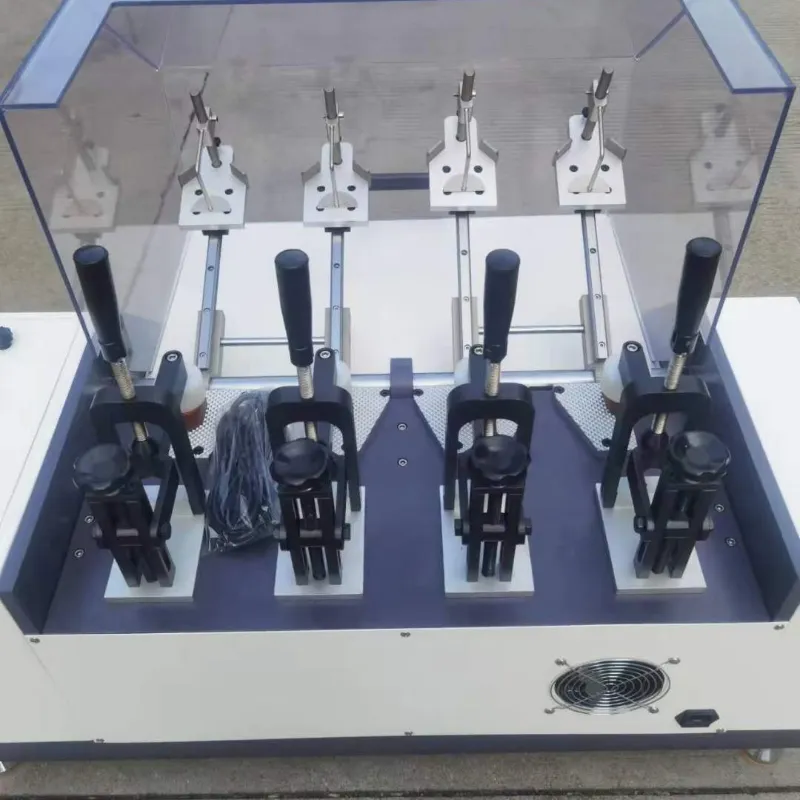 Shoe Bending Tester with 0~90° Adjustable Flexing Angle, 100 ± 5 cpm Test Speed, and LCD Display Counter