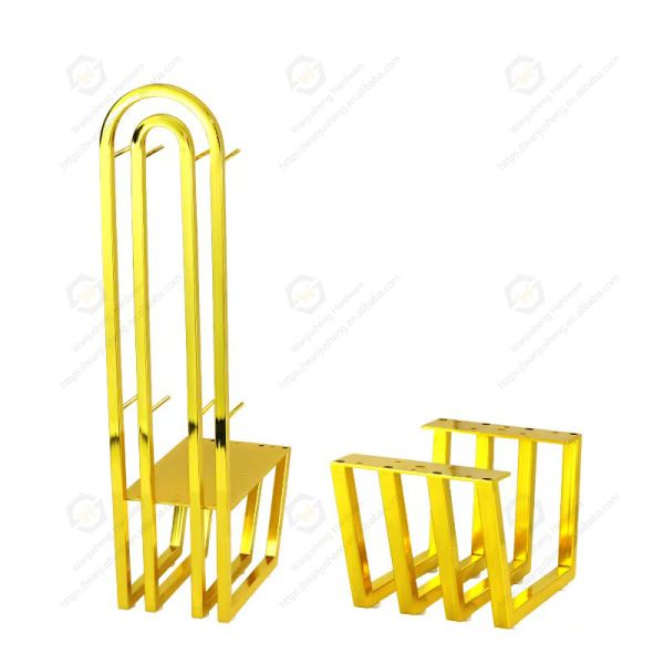 Furniture Frame Accessories Stainless Steel Sofa Legs and Armrest Accessories Metal Sofa Frame for Hotel Bedroom