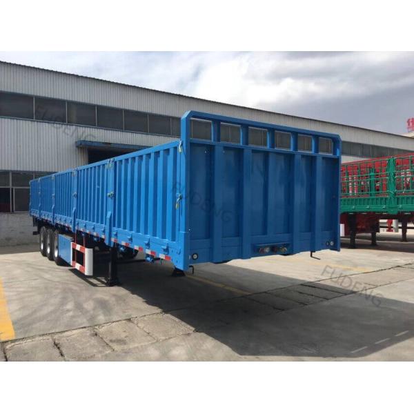 3 Axles Transport Cement 12.5M Side Wall Semi Trailer