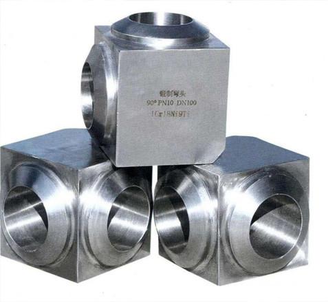 ASME B16.11 Forged Pipe Fittings CL3000 SUS304/316 Threaded 45°90° Elbow