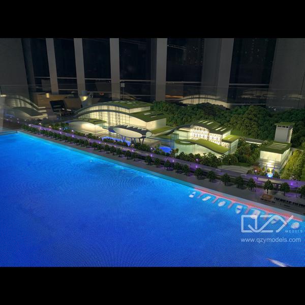 Создание модели воды - Shenzhen Energy Group 1:300 Nanshan Model