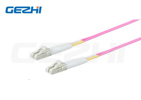 LC MM 50/125 Duplex LC OM4 Fiber Optical Patch Cord