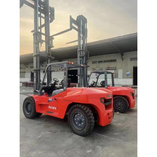 HELI 10-тонный дизельный вилочный погрузчик CPCD100 с позиционирующим устройством для вилок в Шанхае