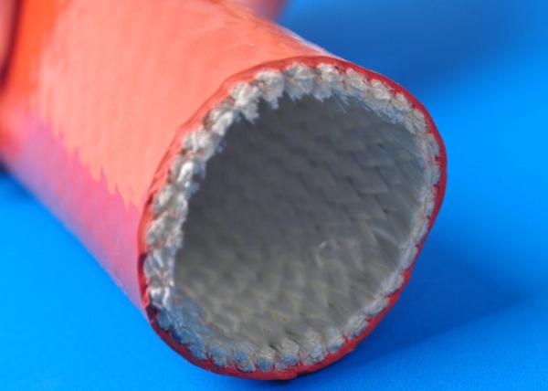 Heat Insulation Silicone Fireproof Sleeve Heat Resistance for Steel Plants , Smelters