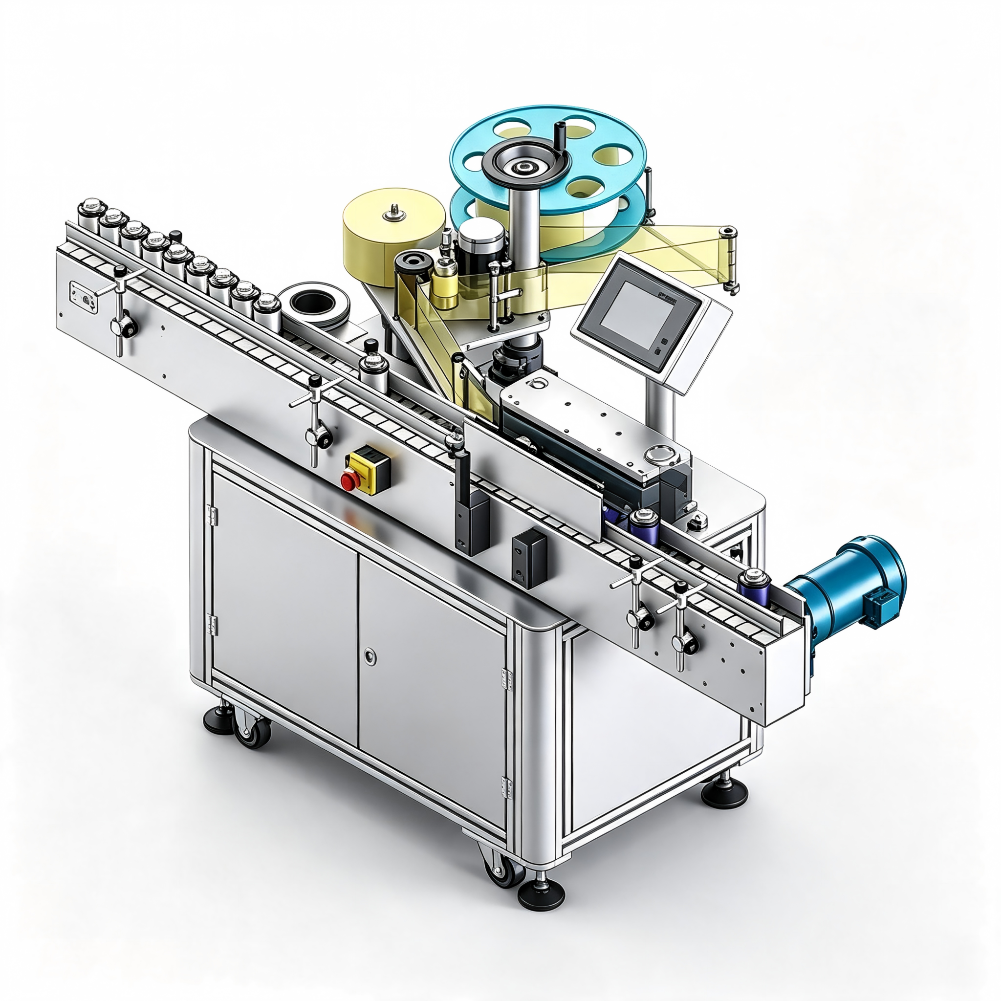 Automatic Flat Surface Printing Labeling Machine 20–60 pcs/min For Product Identification