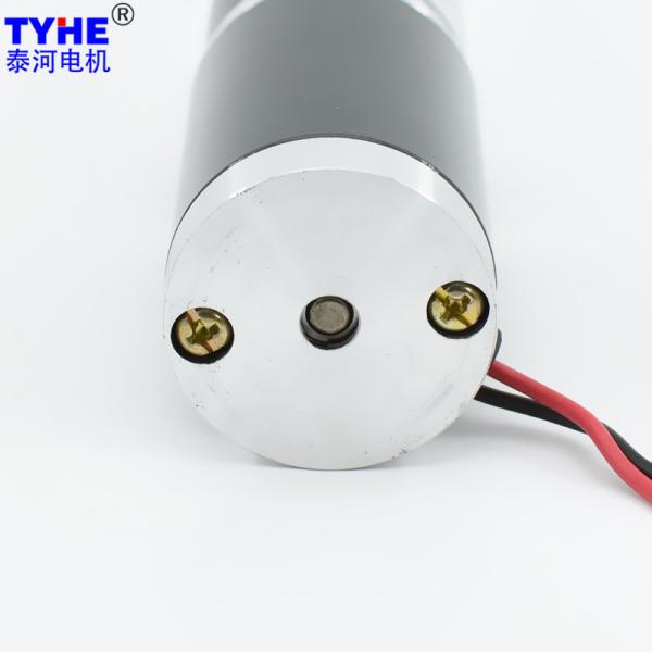 8mm Shaft Steel / Plastic Gear DC Planetary Gear Motor With Brake 50kg.Cm