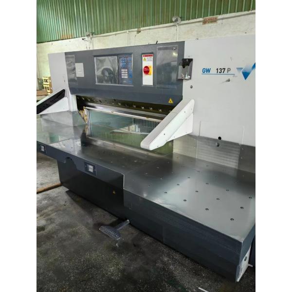Precision 4000 KG Hydraulic Computerized Paper Cutter Guillotine Machine Voltage 220v