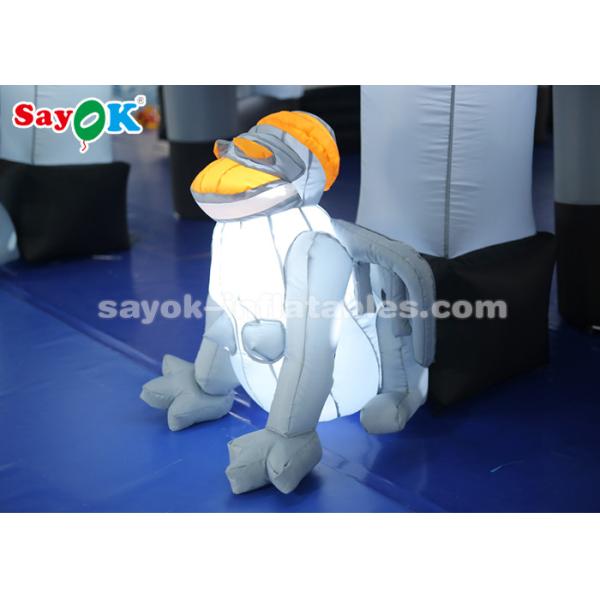 дом ткани 210Д Оксфорда преследовать хеллоуином с раздувной горгульей