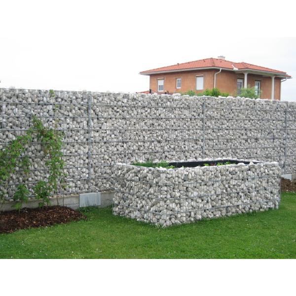 Hot Dipped Welded Mesh Gabion Baskets 10m Retaining Wall Mesh Cages