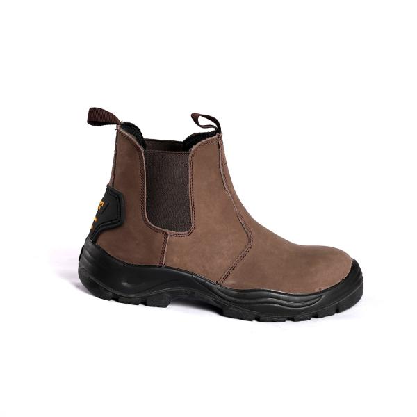 Chaussures de sécurité à semelles en PU pour les opérateurs de machines lourdes