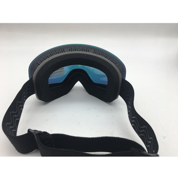 3 Layers High Density Foam Orange Customizable Ski Snow Goggles for Men and Women