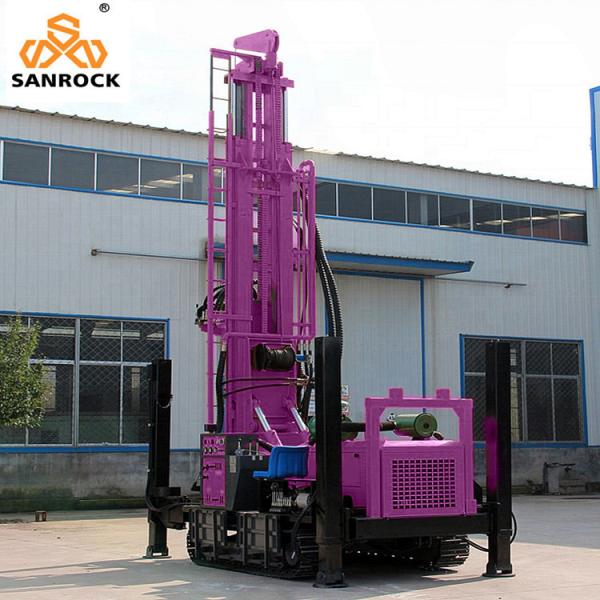 350m Depth Crawler Water Well Drilling Rig Hydraulic Portable Water Well Drill Machine