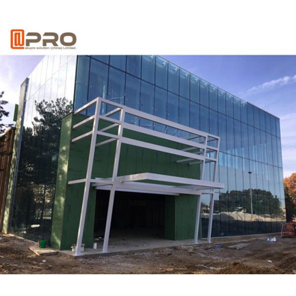 Sistema de alumínio exterior de construção da parede de cortina fachada de vidro reflexiva/baixa-e