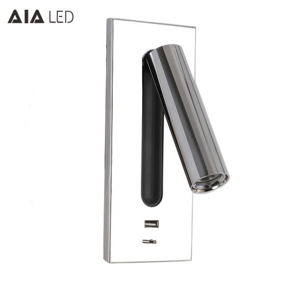 Contemporary bedside wall light led bed wall light interior 3W led wall reading lights headboard wall lamp
