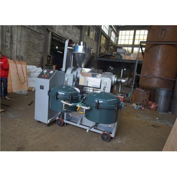 RF130-A Screw Oil Press Machine With Air Pressure Filter Capacity 210 - 300kg/h