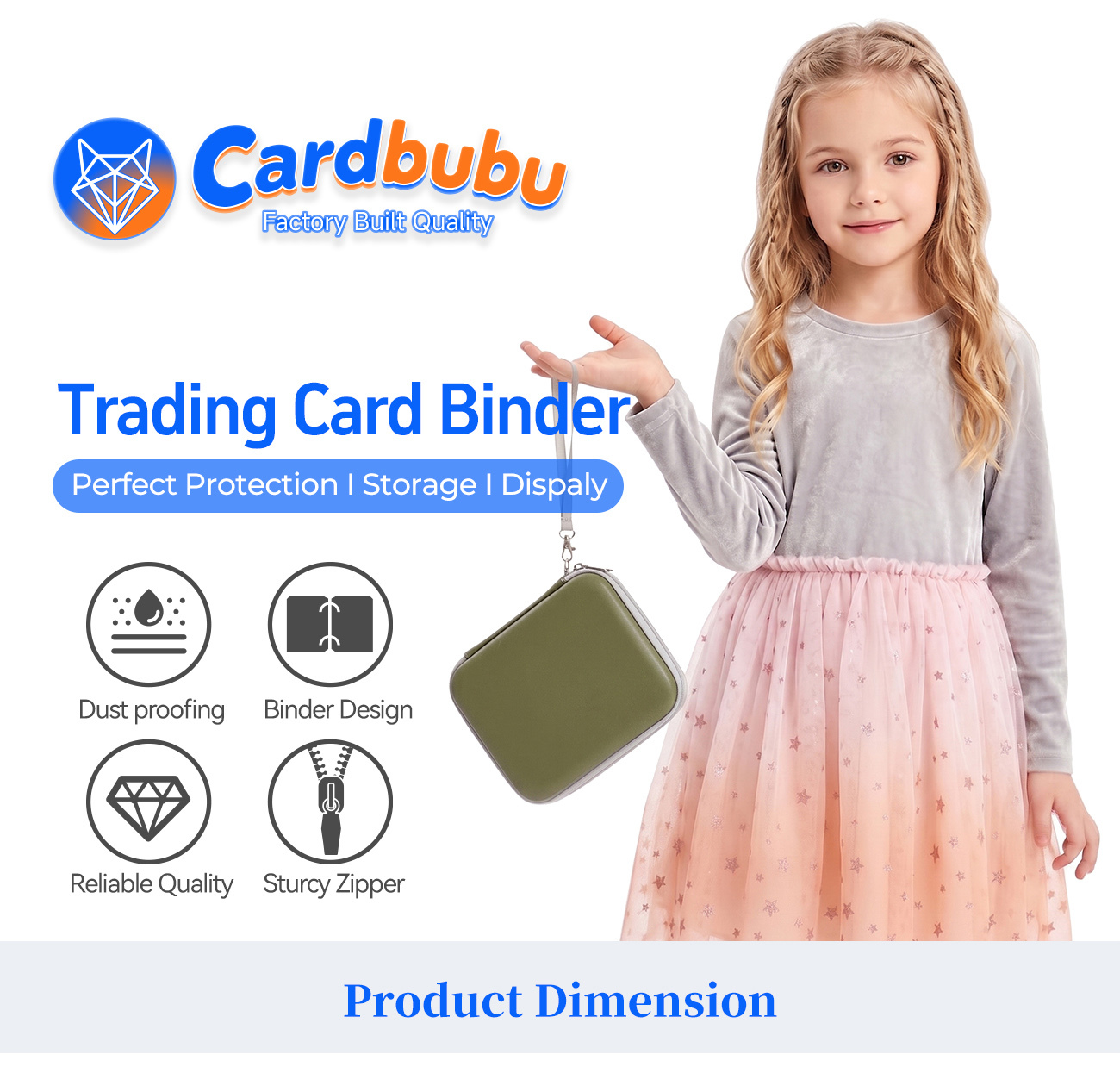 OEM Zipper Card Binder Manufacturer for Trading Card Games and Collectible Brands