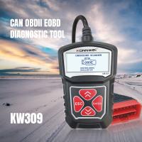 Ferramenta de Universal Konnwei Scan do leitor de código da tela KW309 OBD2 do ABS 2inch
