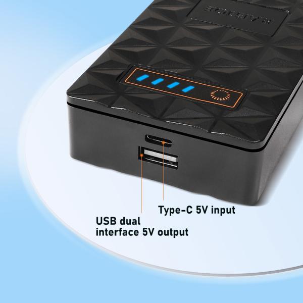 2A 5 Volt Battery Pack Power Bank For Heated Vest 10050mAh 36.18Wh