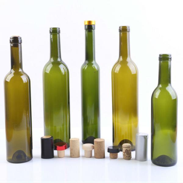 Hot Stamping 750ml Clear Wine Glass Bottle for Wine Customized Frosted Glass Wine Bottle