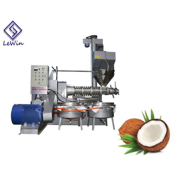 1-2 tons/h Cold Spiral Cold Oil Expeller Screw Oil Milling Device