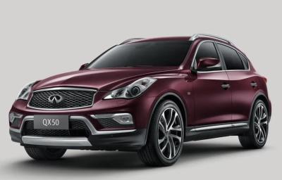 Elegante carro de luxo todo elétrico Infiniti QX50 SUV com assentos de gravidade zero