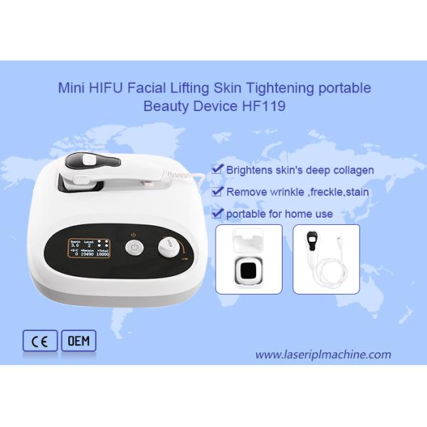 Mini  Hifu Facial Lifting skin tightening portable beauty device HF119