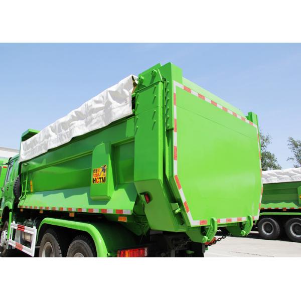 30 - 40 Tons 6X4 LHD Tipper Dump Truck with 10-25CBM Front Lifting Hydraulic Cylinder