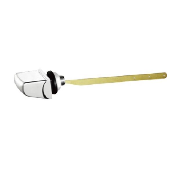 Interrupteur de levage pour accessoire de toilette - Interrupteur de levage supérieur de bouton de toilette ancien en ABS électroplaqué