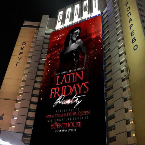 High Brightness 8000nits P31.25mm Outdoor LED Billboard IP68 Waterproof