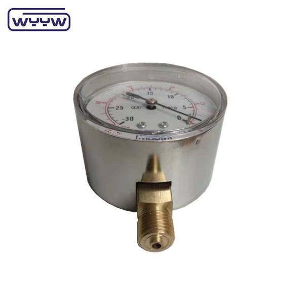 manómetro de baixo pressão ss 63 mm inH2O wc mbar