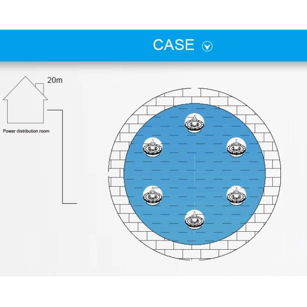 Внешний фонтан цвета IP68 контроля 18W RGB на открытом воздухе привел водоустойчивые света