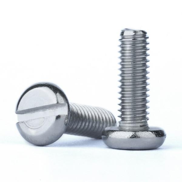M1.6 M2 M2.5 M3 Slotted Head Screw Stainless Alloy Steel Fasteners