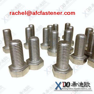 hastelloy c-22 din stainless steel fastener super bolts and nuts