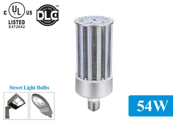 Waterproof IP65 54W LED Street Light Bulbs , Led Corn Light E40 / E39 PF>0.9 Ra>80