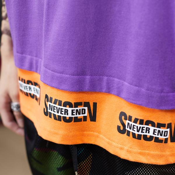 OEM Contrast Color Men Streetwear T Shirts XXL XXXL American Vintage Tee