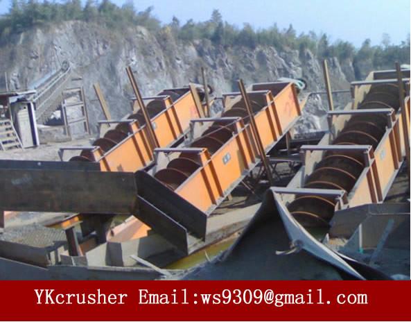 Sand Cleaning Ore Washing Machine , Spiral Sand Washer XL Series Low Power Consumption