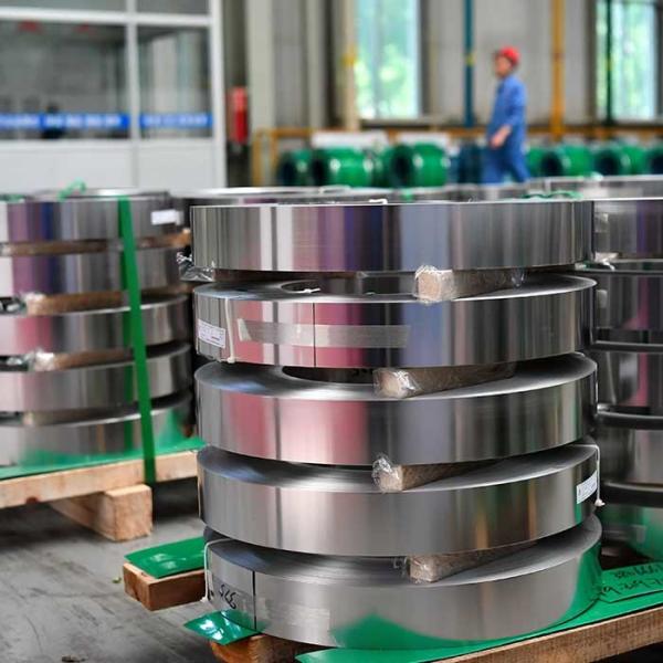 Plata 8K 2B BA Brushed 1 pulgada de material de acero inoxidable tiras 0.1mm-3mm de espesor